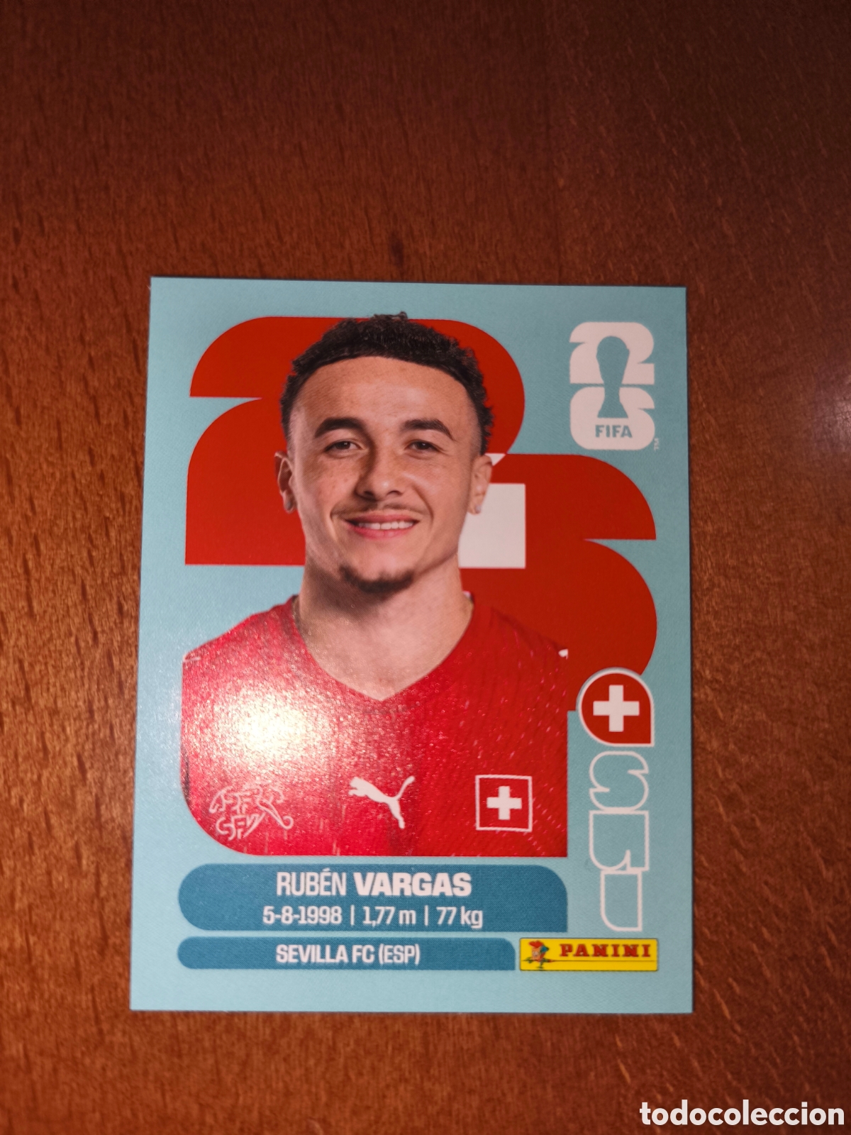Cromos de F&uacute;tbol: SUI18 Rub&eacute;n Vargas SUI 18 Fifa World Cup 2026 Suiza