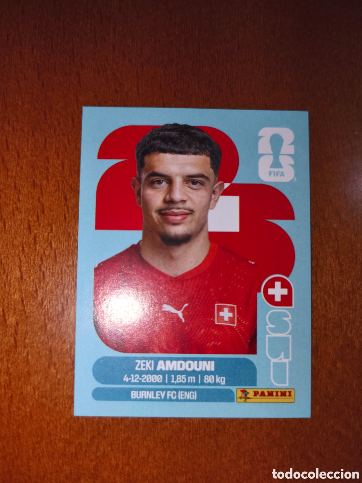 Cromos de F&uacute;tbol: SUI20 Zeki Amdouni SUI 20 Fifa World Cup 2026 Suiza