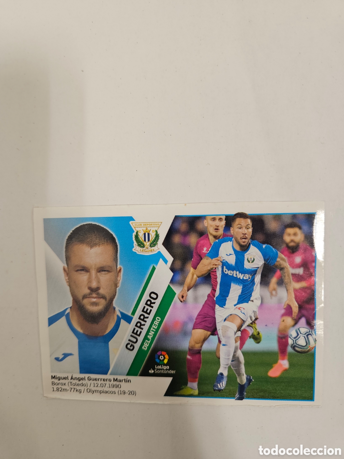 Cromos de F&uacute;tbol: MERCADO DE INVIERNO + ACTUALIZACION EDICIONES ESTE 2019 2020 19 20 N&ordm;27 GUERRERO-LEGANES