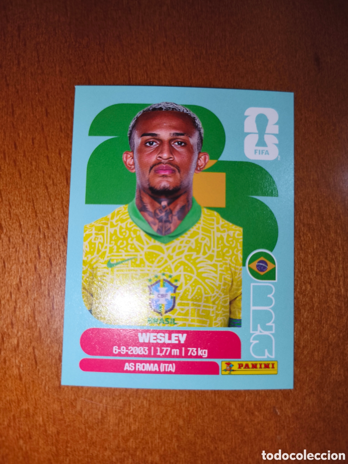 Cromos de F&uacute;tbol: BRA8 Wesley BRA 8 Fifa World Cup 2026 Brasil