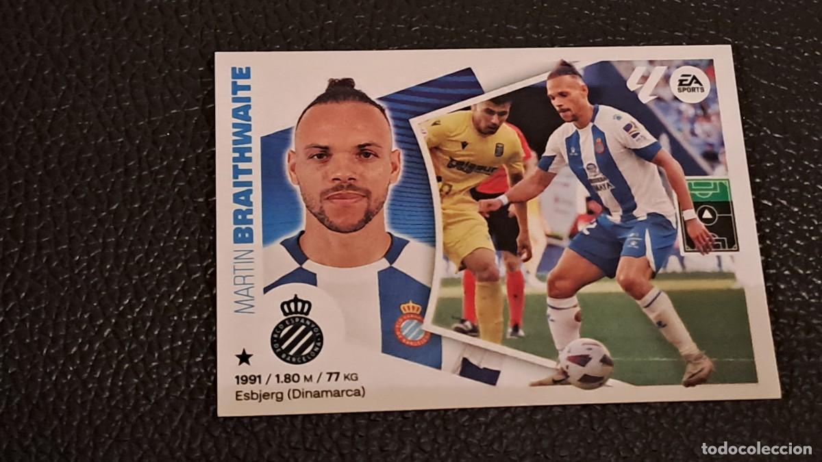 Cromos de F&uacute;tbol: LIGA ESTE 2024 2025 24 25 N&ordm; 19 BRAITHWAITE ESPA&Ntilde;OL NUEVO SIN PEGAR