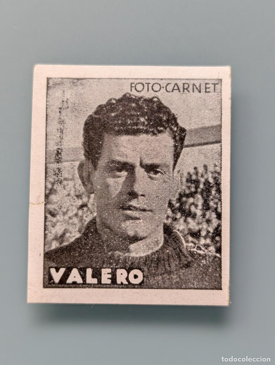 Cromos de F&uacute;tbol: DIFICIL CROMO NUEVO VALERO REAL ZARAGOZA 1942 1943 1942-43 ED CISNE LIBRETA DEPORTIVA LIGA FUTBOL