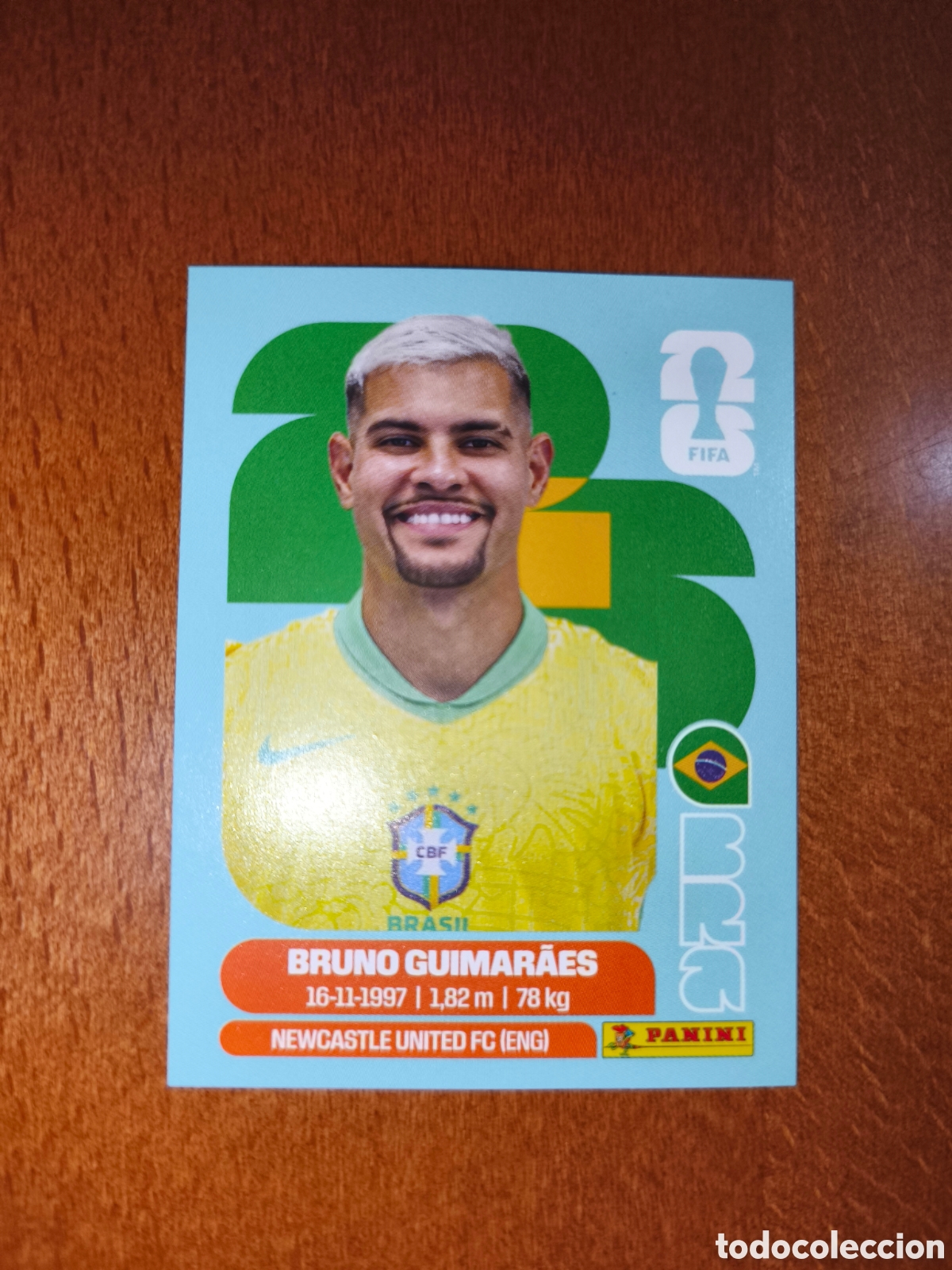 Cromos de F&uacute;tbol: BRA11 Bruno Guimaraes BRA 11 Fifa World Cup 2026 Brasil