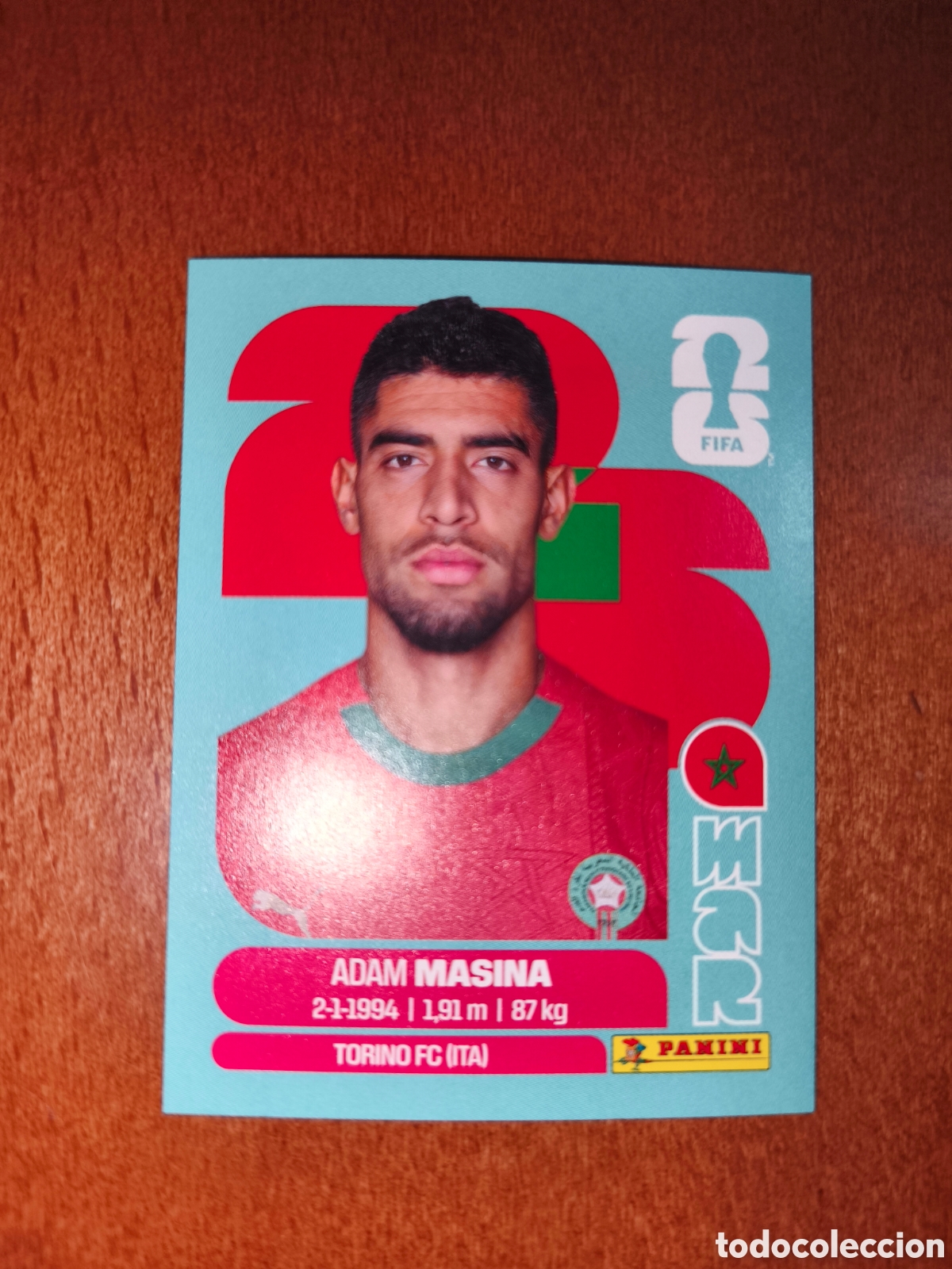 Cromos de F&uacute;tbol: MAR9 Adam Masina MAR 9 Fifa World Cup 2026 Marruecos