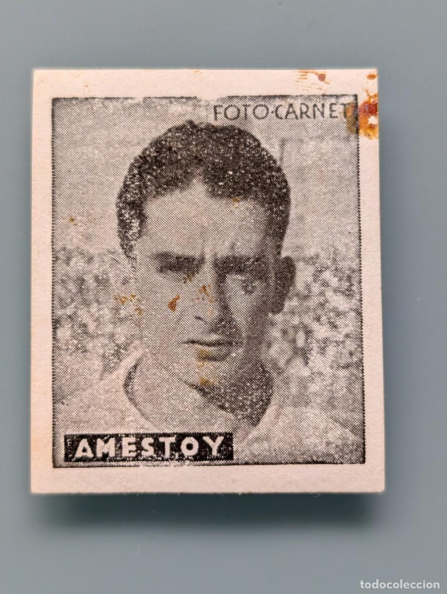 Cromos de F&uacute;tbol: DIFICIL CROMO AMESTOY REAL ZARAGOZA 1942 1943 1942-43 ED CISNE LIBRETA DEPORTIVA LIGA FUTBOL ARAGON