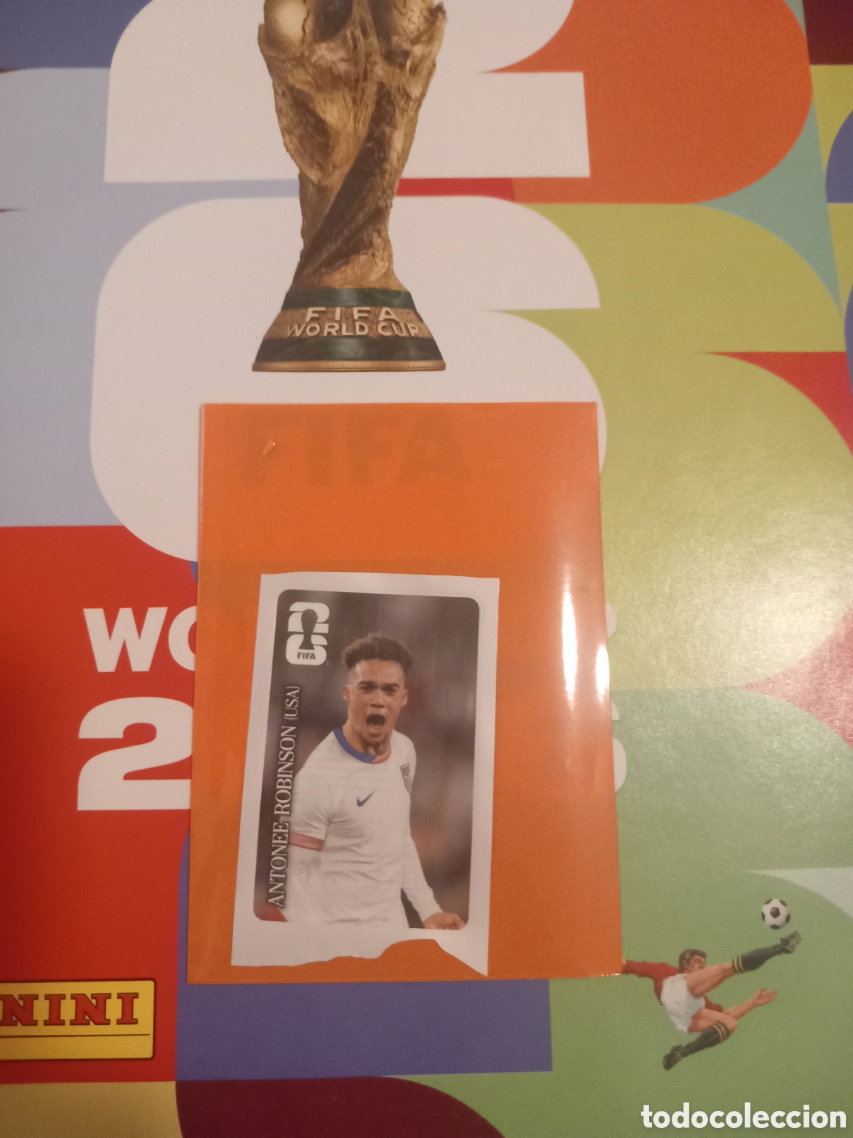Cromos de F&uacute;tbol: ANTONEE ROBINSON (USA). CROMO PROMOCI&Oacute;N COCA-COLA MUNDIAL FIFA 2026.