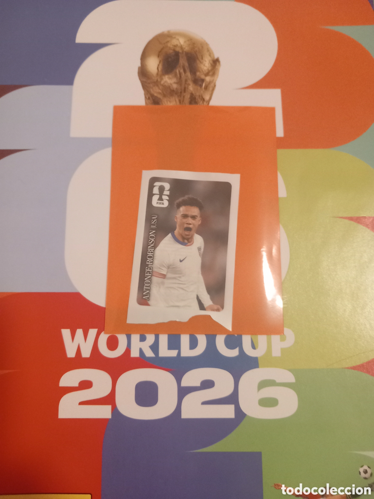 Cromos de F&uacute;tbol: ANTONEE ROBINSON (USA). CROMO PROMOCI&Oacute;N COCA-COLA MUNDIAL FIFA 2026.
