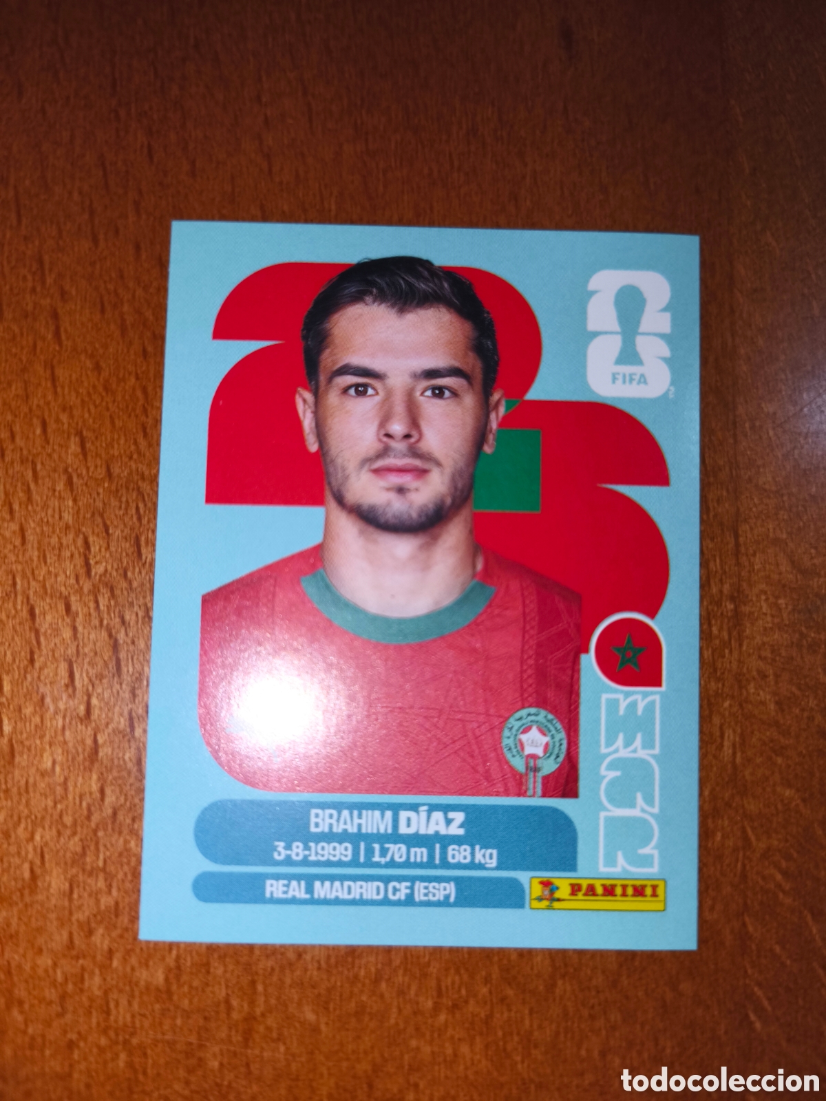 Cromos de F&uacute;tbol: MAR19 Brahim D&iacute;az MAR 19 Fifa World Cup 2026 Marruecos