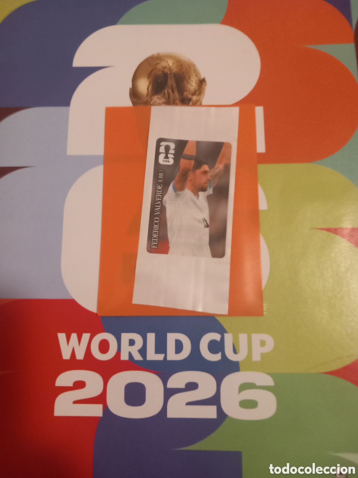 Cromos de F&uacute;tbol: FEDERICO VALVERDE (URUGUAY). CROMO PANINI PROMOCI&Oacute;N COCA-COLA MUNDIAL FIFA 2026.