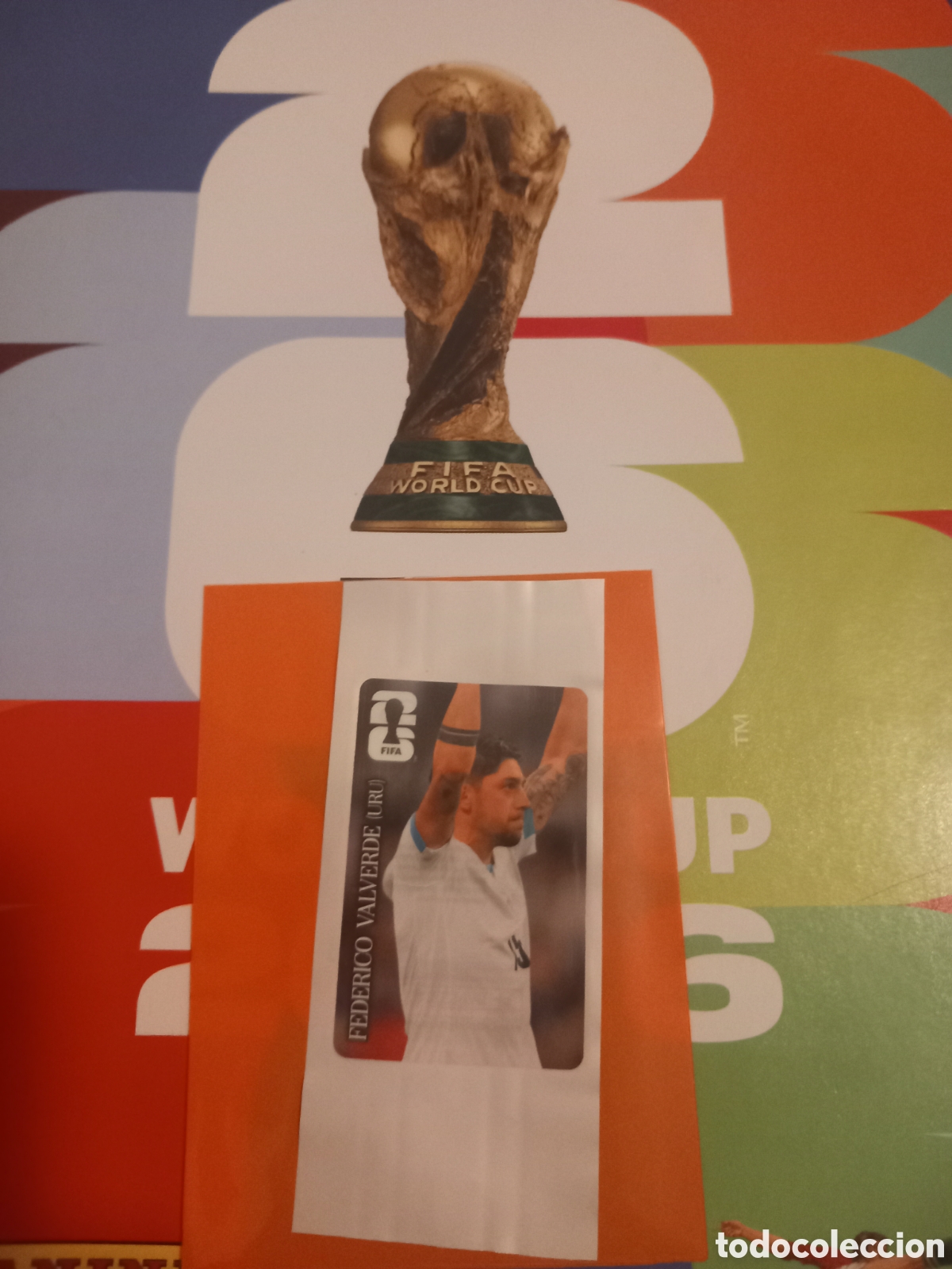Cromos de F&uacute;tbol: FEDERICO VALVERDE (URUGUAY). CROMO PANINI PROMOCI&Oacute;N COCA-COLA MUNDIAL FIFA 2026.