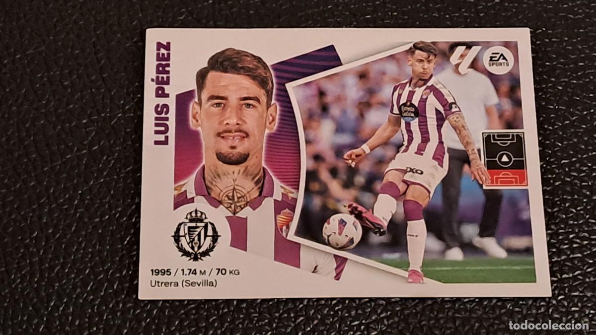 Cromos de F&uacute;tbol: LIGA ESTE 2024 2025 24 25 N&ordm; 5 LUIS PEREZ VALLADOLID NUEVO SIN PEGAR