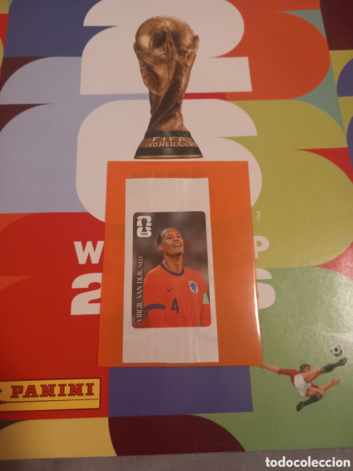 Cromos de F&uacute;tbol: VIRGIL VAN DIJK (HOLANDA). CROMO PANINI PROMOCI&Oacute;N COCA-COLA MUNDIAL FIFA 2026.