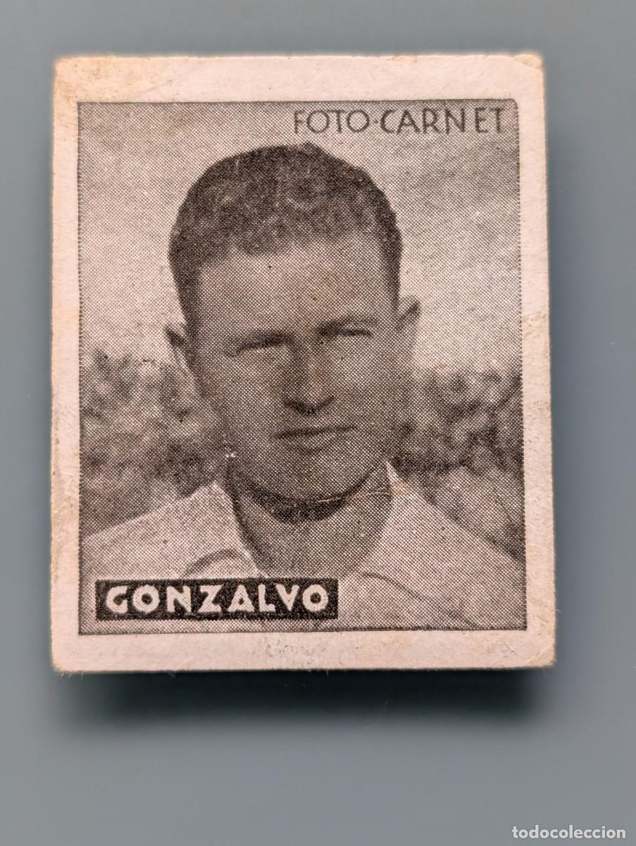 Cromos de F&uacute;tbol: RARO CROMO GOLZALVO REAL ZARAGOZA 1942 1943 1942-43 ED CISNE LIBRETA DEPORTIVA LIGA FUTBOL BARCELONA