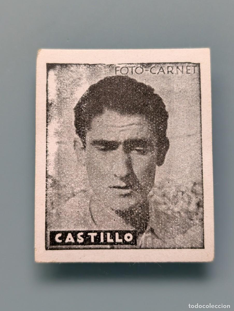 Cromos de F&uacute;tbol: DIFICIL CROMO CASTILLO REAL ZARAGOZA 1942 1943 1942-43 ED CISNE LIBRETA DEPORTIVA LIGA FUTBOL ARAGON