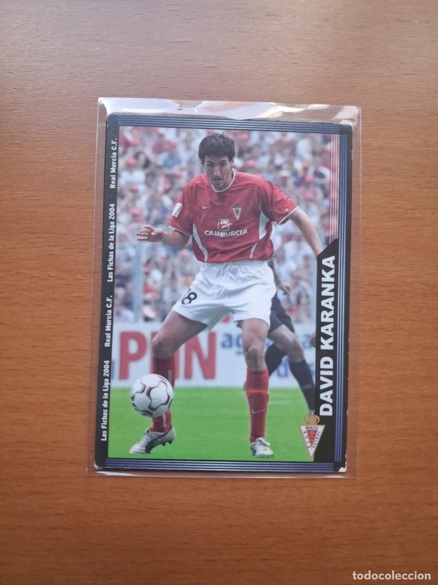 Cromos de F&uacute;tbol: Fichas de la Liga de Mundicromo 2003 2004 03 04 Real Murcia 481 David Karanka