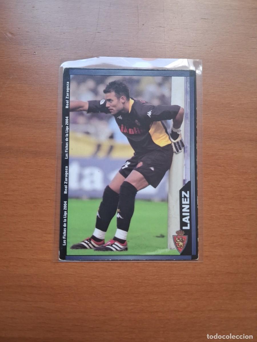 Cromos de F&uacute;tbol: Fichas de la Liga de Mundicromo 2003 2004 03 04 Real Zaragoza 490 Lainez