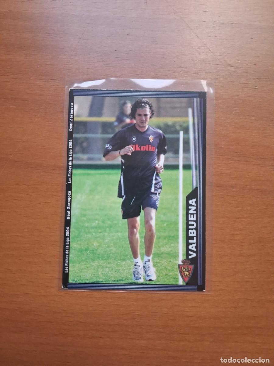Cromos de F&uacute;tbol: Fichas de la Liga de Mundicromo 2003 2004 03 04 Real Zaragoza 491 Valbuena