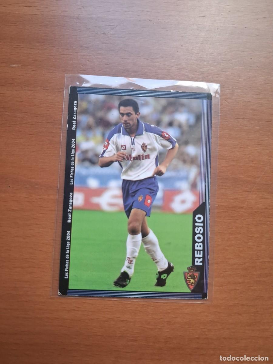 Cromos de F&uacute;tbol: Fichas de la Liga de Mundicromo 2003 2004 03 04 Real Zaragoza 492 Rebosio