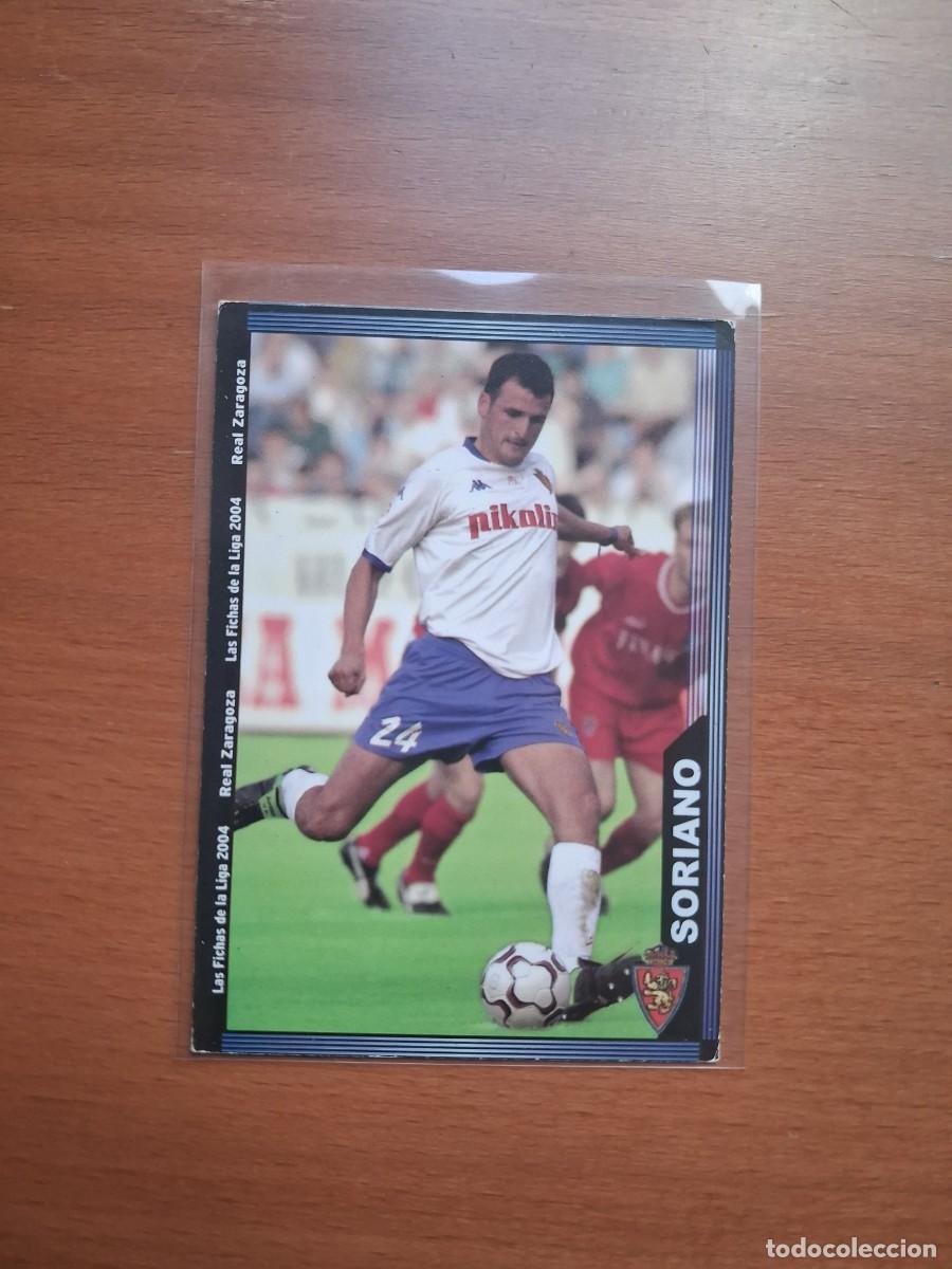 Cromos de F&uacute;tbol: Fichas de la Liga de Mundicromo 2003 2004 03 04 Real Zaragoza 500 Soriano