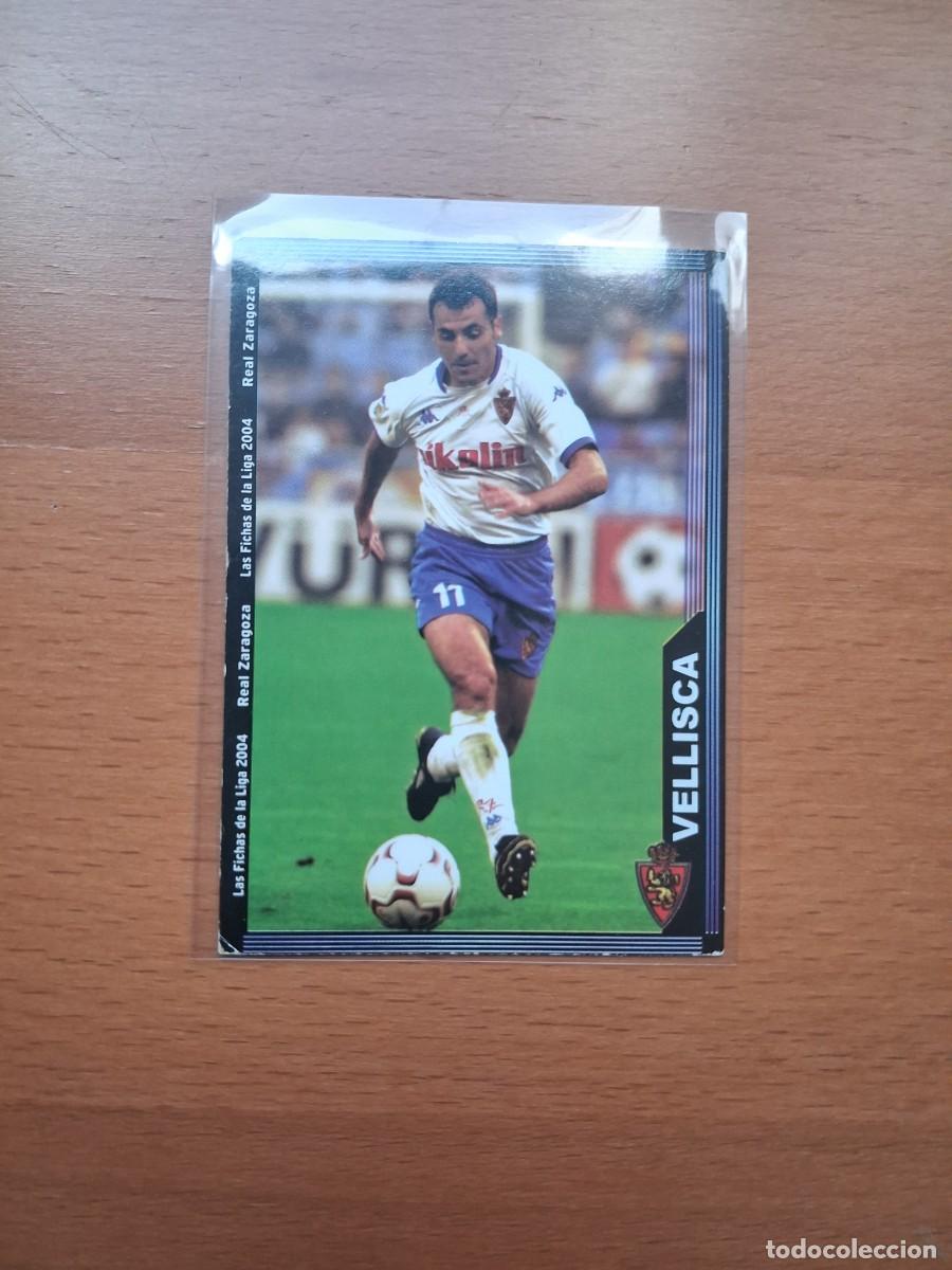 Cromos de F&uacute;tbol: Fichas de la Liga de Mundicromo 2003 2004 03 04 Real Zaragoza 507 Vellisca