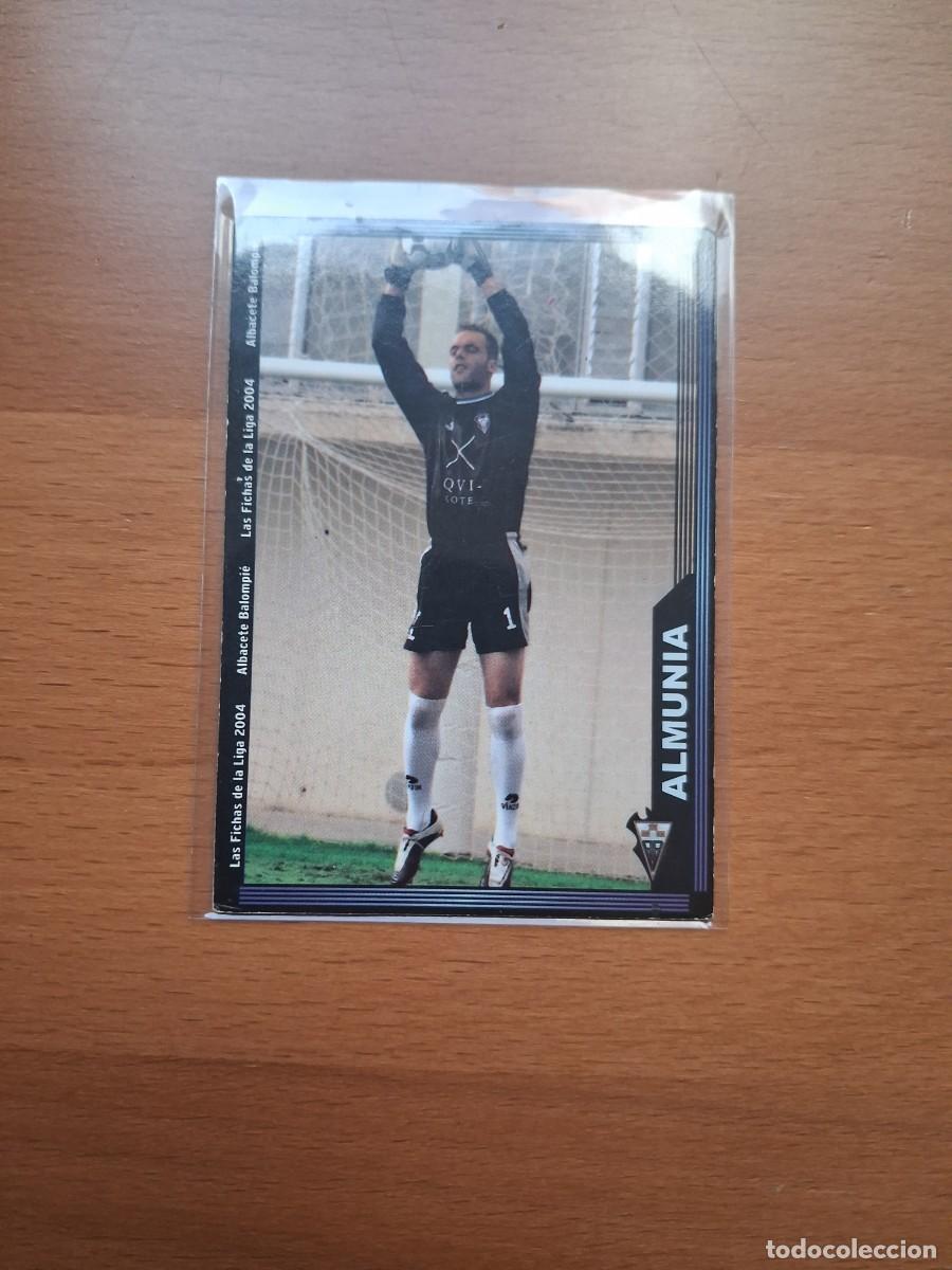 Cromos de F&uacute;tbol: Fichas de la Liga de Mundicromo 2003 2004 03 04 Albacete 518 Almunia