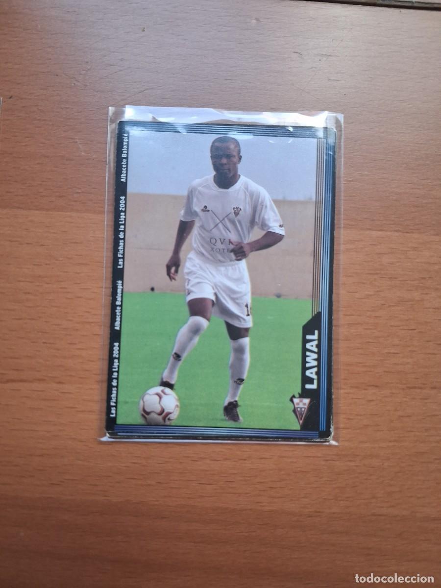 Cromos de F&uacute;tbol: Fichas de la Liga de Mundicromo 2003 2004 03 04 Albacete 520 Lawal