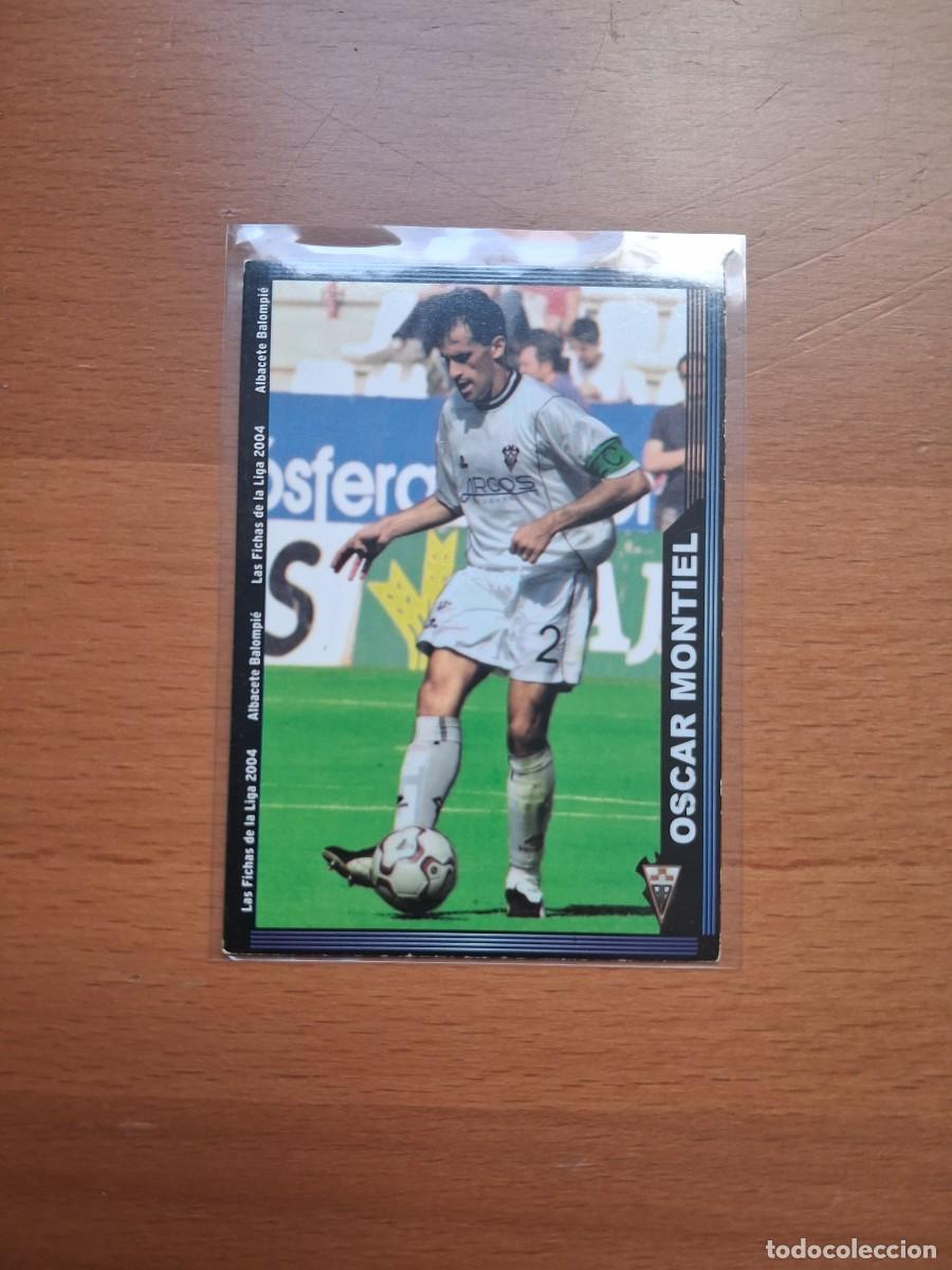 Cromos de F&uacute;tbol: Fichas de la Liga de Mundicromo 2003 2004 03 04 Albacete 522 Oscar Montiel