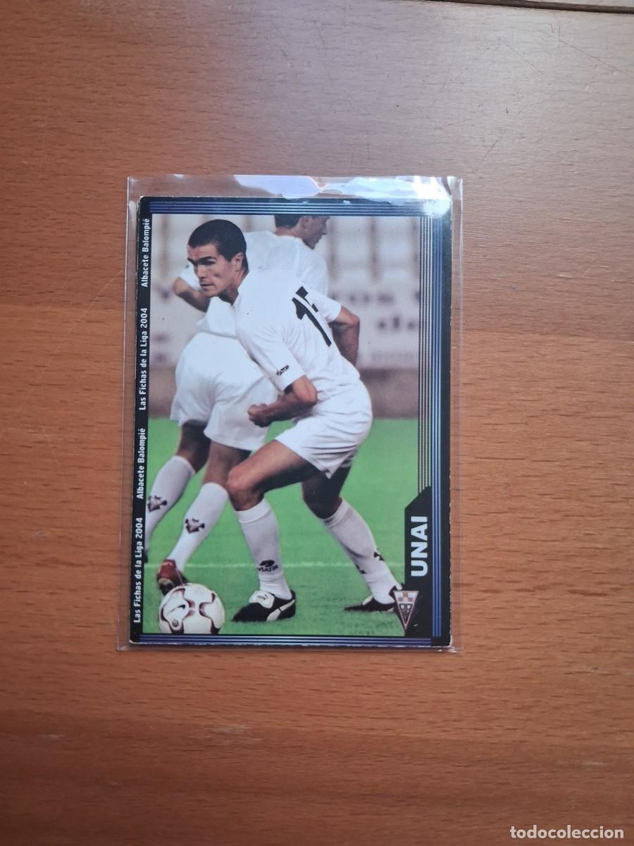 Cromos de F&uacute;tbol: Fichas de la Liga de Mundicromo 2003 2004 03 04 Albacete 523 Unai