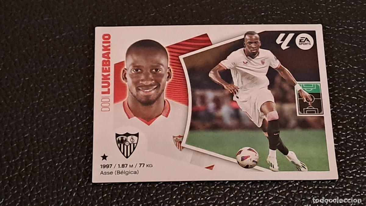 Cromos de F&uacute;tbol: LIGA ESTE 2024 2025 24 25 N&ordm; 19 LUKEBAKIO SEVILLA NUEVO SIN PEGAR