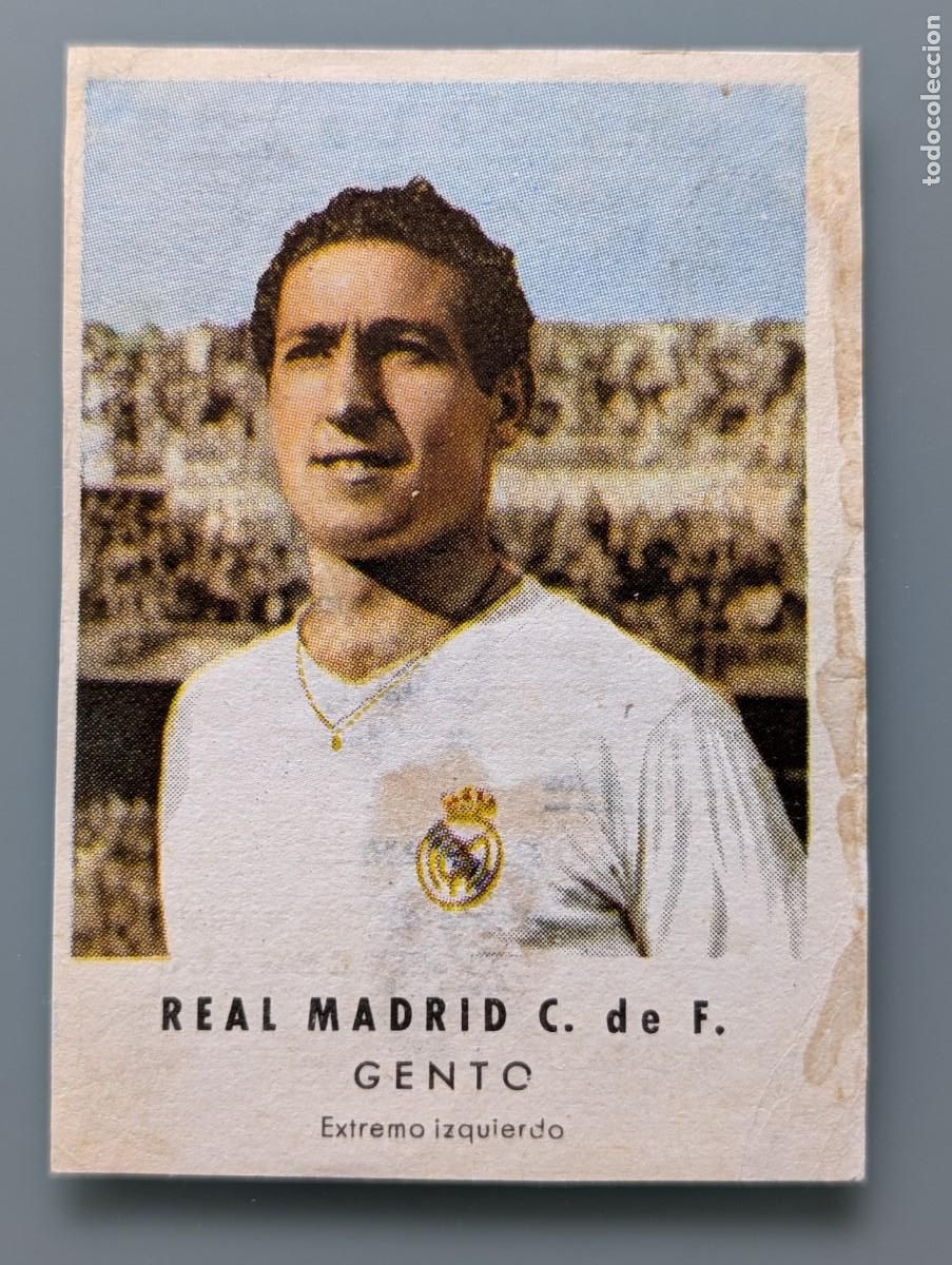 Cromos de F&uacute;tbol: CROMO MEGARARE CARD GENTO REAL MADRID CH GRANELL FOOTBALL RACING FUTBOL PUSKAS DI STEFANO TOP STAR