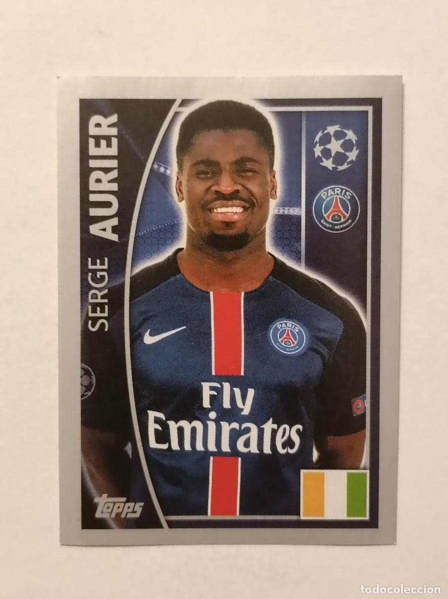 Cromos de Futebol: #21 AURIER (PARIS SAINT-GERMAIN) UEFA CHAMPIONS LEAGUE 2015/2016 TOPPS