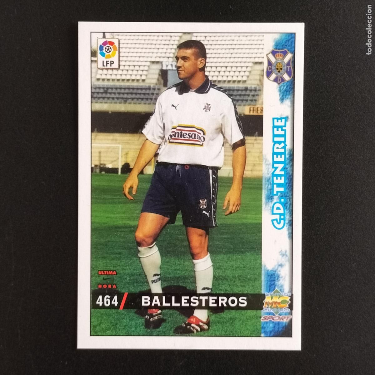 Football Stickers: FICHAJE ULTIMA HORA 464 BALLESTEROS TENERIFE CROMOS MUNDICROMO FICHAS LIGA FUTBOL 98-99 1998-1999