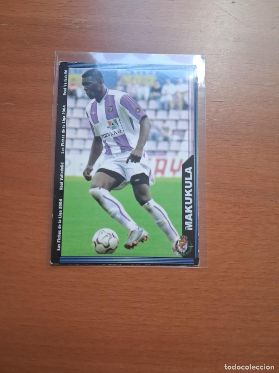 Football Stickers: Fichas de la Liga de Mundicromo 2003 2004 03 04 Real Valladolid 604 Makukula