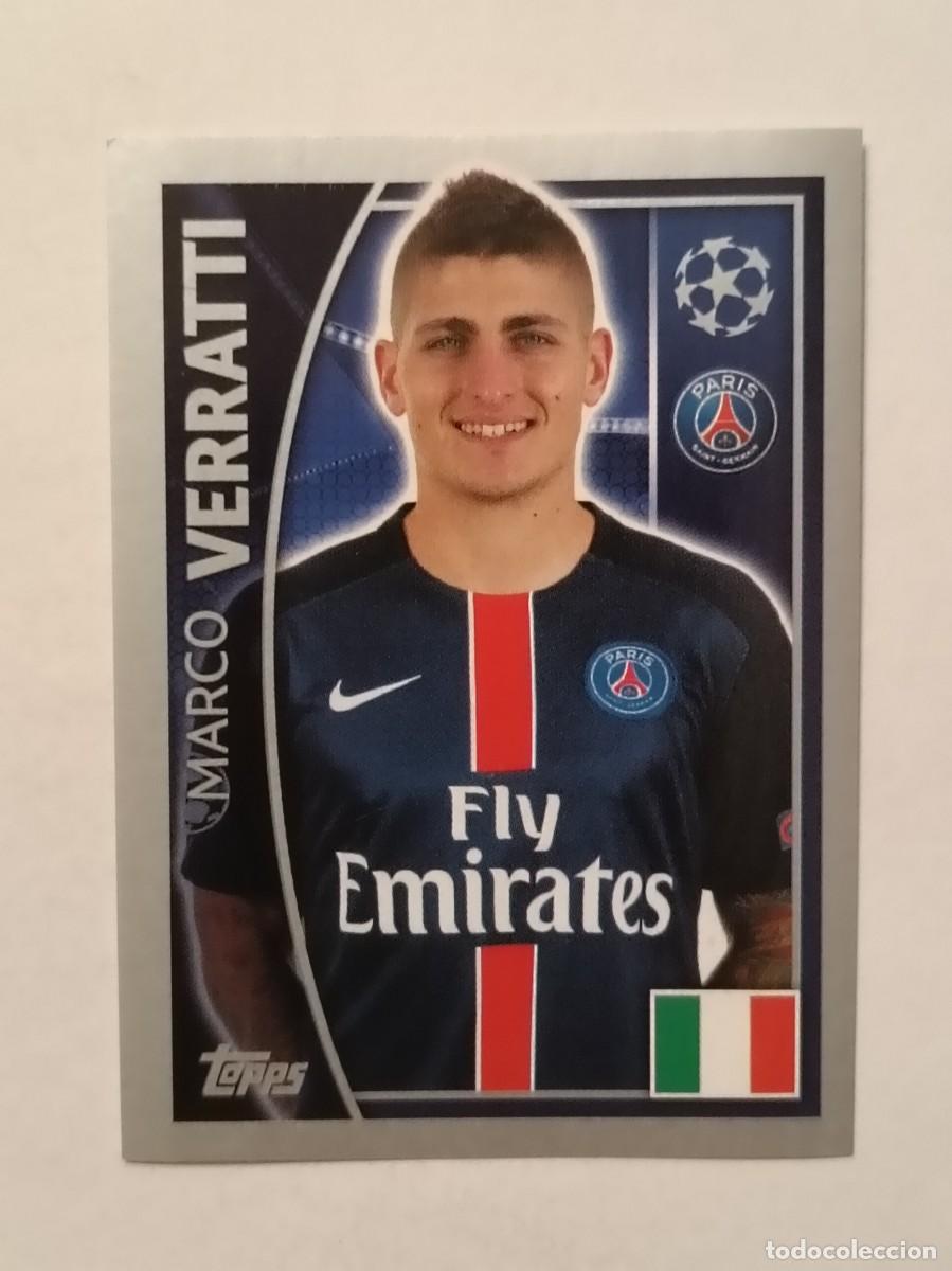 Football Stickers: #24 VERRATTI (PARIS SAINT-GERMAIN) UEFA CHAMPIONS LEAGUE 2015/2016 TOPPS