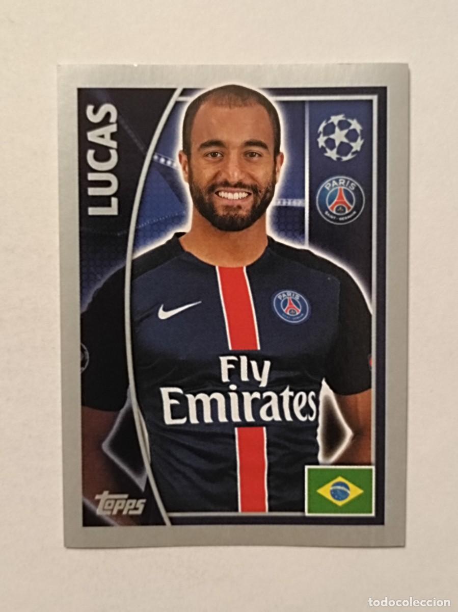 Cartes &agrave; collectionner de Football: #26 LUCAS (PARIS SAINT-GERMAIN) UEFA CHAMPIONS LEAGUE 2015/2016 TOPPS