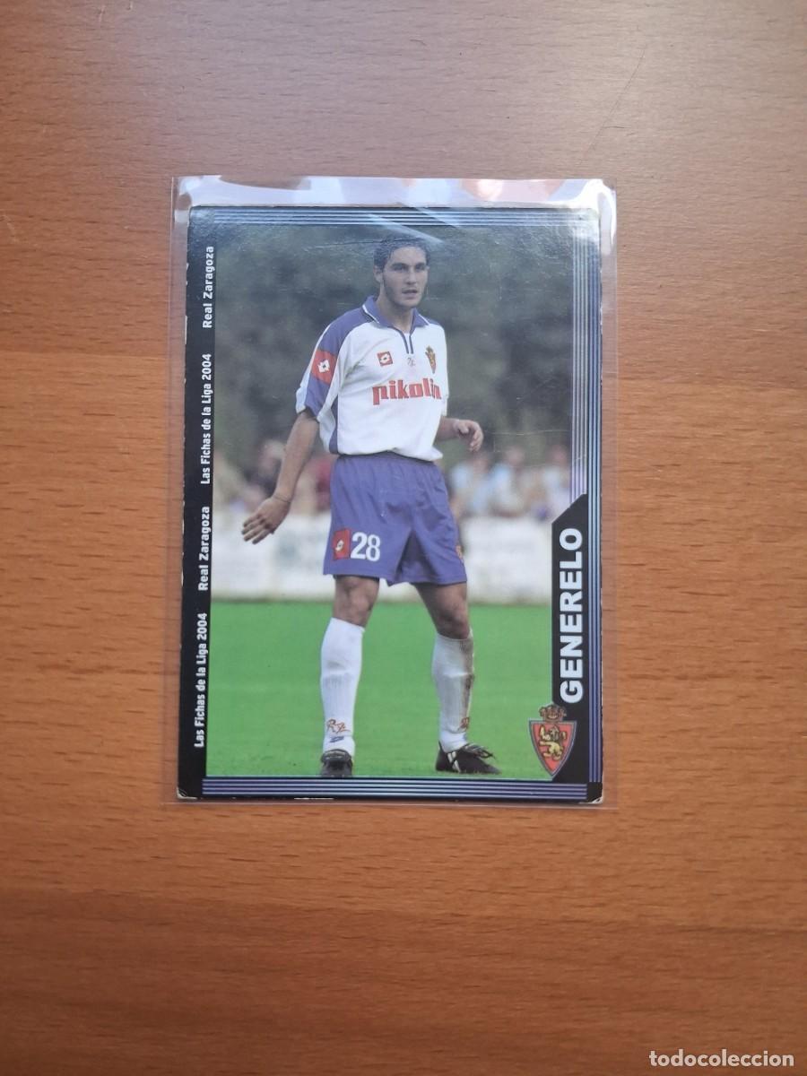 Cromos de F&uacute;tbol: Fichas de la Liga de Mundicromo 2003 2004 03 04 Real Zaragoza 651 Generelo