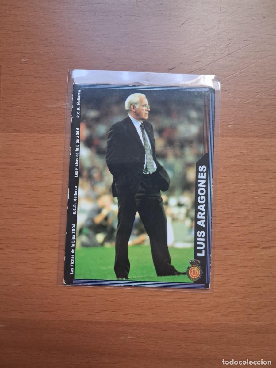 Cromos de F&uacute;tbol: Fichas de la Liga de Mundicromo 2003 2004 03 04 RCD Mallorca 656 Luis Aragones