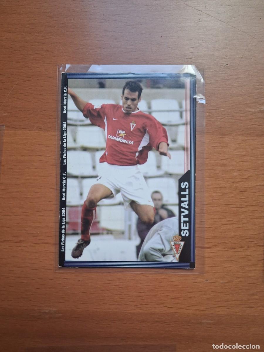 Cromos de F&uacute;tbol: Fichas de la Liga de Mundicromo 2003 2004 03 04 Real Murcia 659 Setvalls