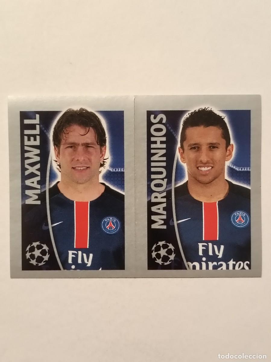 Cromos de F&uacute;tbol: #30 MAXWELL-MARQUINHOS (PARIS SAINT-GERMAIN) UEFA CHAMPIONS LEAGUE 2015/2016 TOPPS
