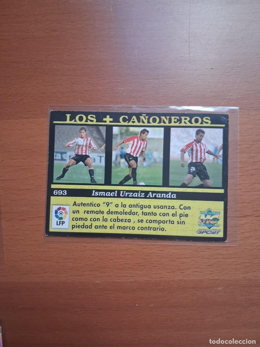 Cromos de F&uacute;tbol: Fichas de la Liga de Mundicromo 2003 2004 03 04 Los + Ca&ntilde;oneros Athletic Club 693 Urzaiz