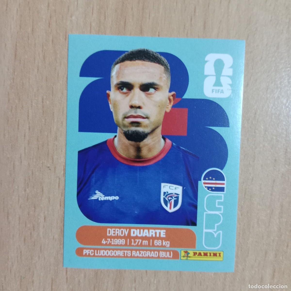 Cromos de F&uacute;tbol: DEROY DUARTE , CABO VERDE , STICKER CROMO N&ordm; CPV 14 , FIFA WORLD CUP 2026 - PANINI - A&Ntilde;O 2026.