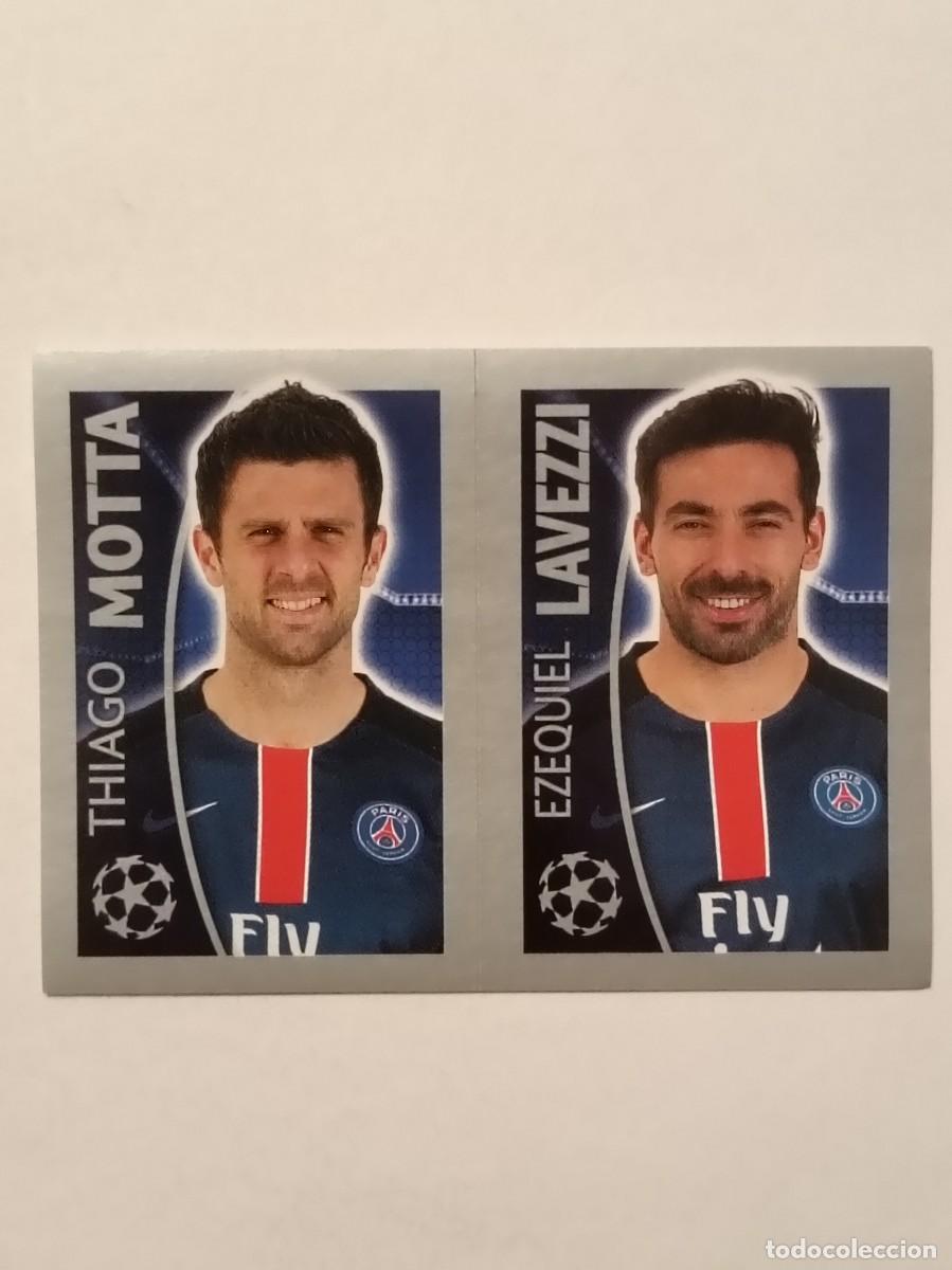 Cromos de F&uacute;tbol: #31 MOTTA-LAVEZZI (PARIS SAINT-GERMAIN) UEFA CHAMPIONS LEAGUE 2015/2016 TOPPS