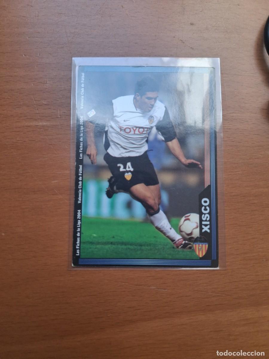 Cromos de F&uacute;tbol: Fichas de la Liga de Mundicromo 2003 2004 03 04 Valencia CF 669 Xisco