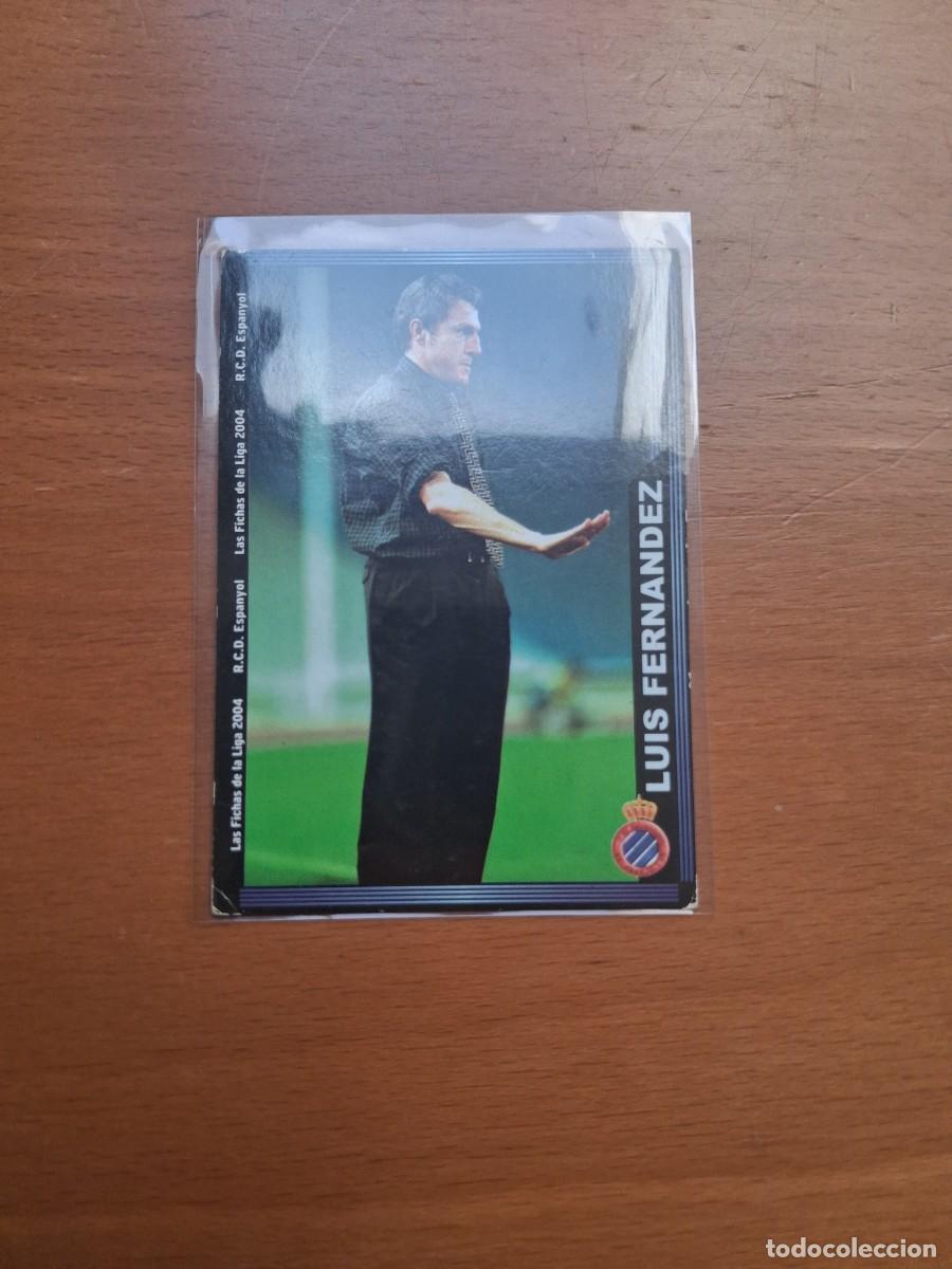 Cromos de F&uacute;tbol: Fichas de la Liga de Mundicromo 2003 2004 03 04 RCD Espanyol 676 Luis Fernandez