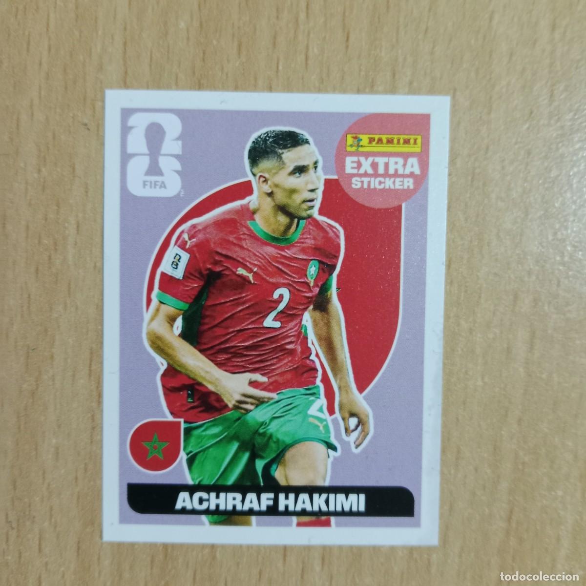 Cromos de F&uacute;tbol: ACHRAF HAKIMI , MARRUECOS, EXTRA STICKER CROMO MORADO , FIFA WORLD CUP 2026 - PANINI - A&Ntilde;O 2026.
