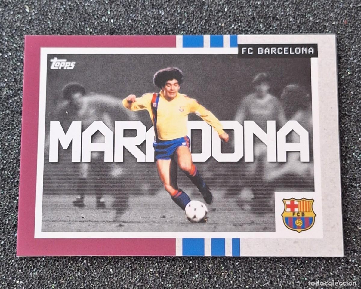 Cromos de F&uacute;tbol: Diego Armando Maradona Barcelona Topps Team Set 2025 #23