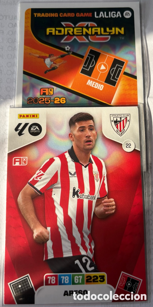 Cromos de F&uacute;tbol: ADRENALYN 25-26 BILBAO 22