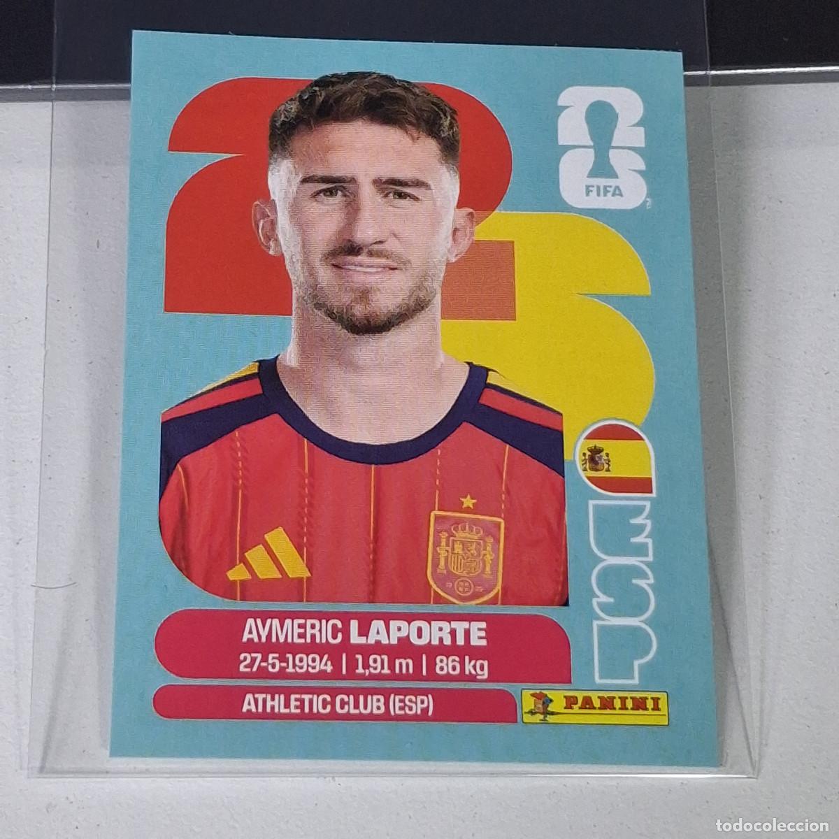 Cromos de F&uacute;tbol: B13 ESP4 ESP 4 AYMERIC LAPORTE ESPA&Ntilde;A SPAIN ESP MUNDIAL FIFA WORLD CUP 2026 STICKER PANINI