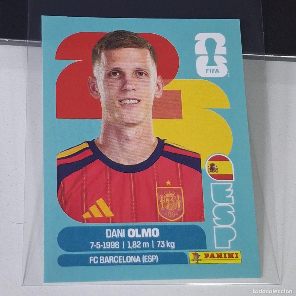 Cromos de F&uacute;tbol: B13 ESP 16 ESP16 DANI OLMO ESPA&Ntilde;A SPAIN ESP MUNDIAL FIFA WORLD CUP 2026 STICKER PANINI
