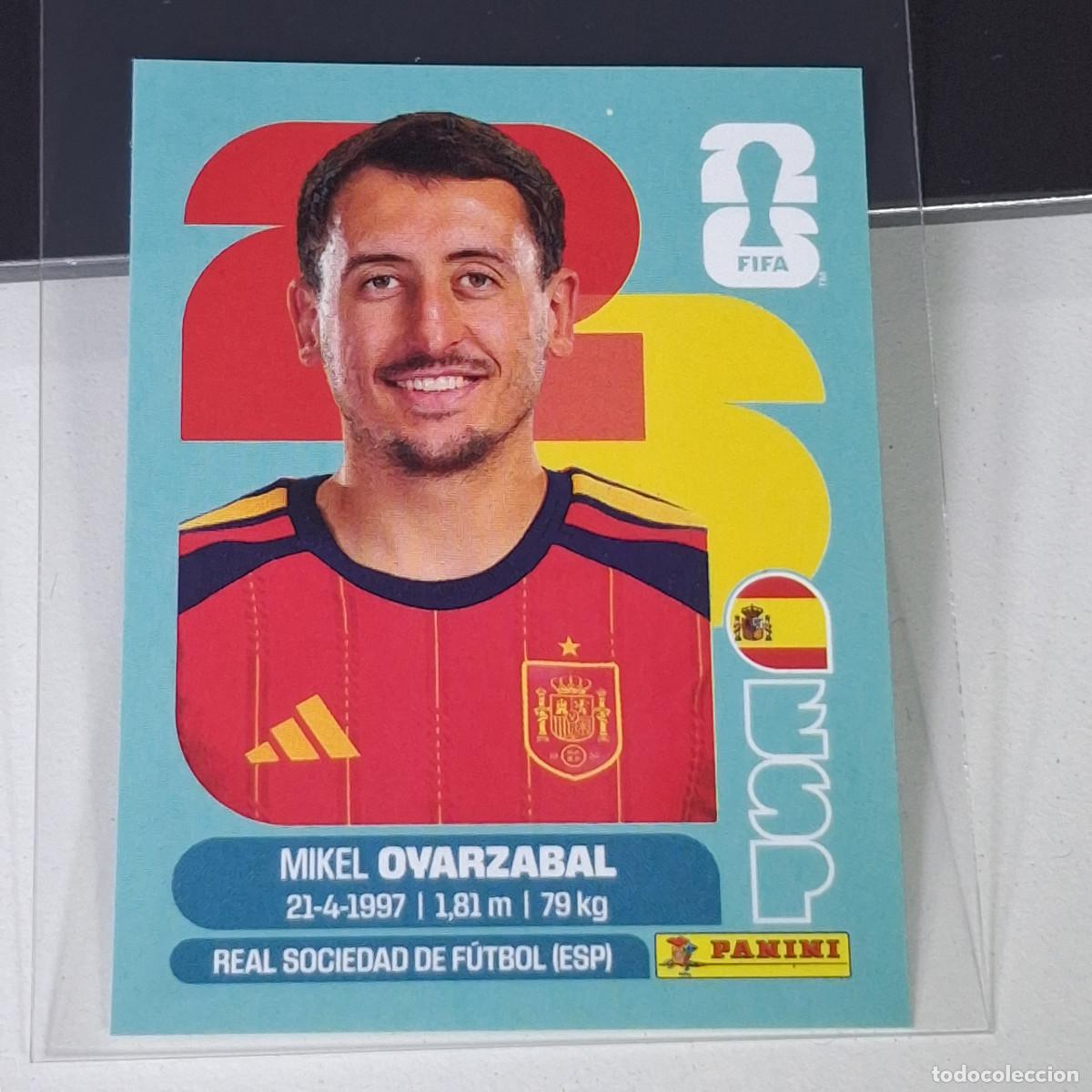 Cromos de F&uacute;tbol: B13 ESP 20 ESP20 MIKEL OYARZABAL ESPA&Ntilde;A SPAIN ESP MUNDIAL FIFA WORLD CUP 2026 STICKER PANINI